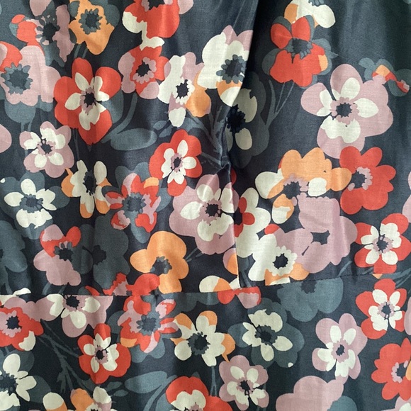 LOFT Floral Print Dress, Cobalt Blue w/ Flowers, Size 6P - Picture 6 of 15